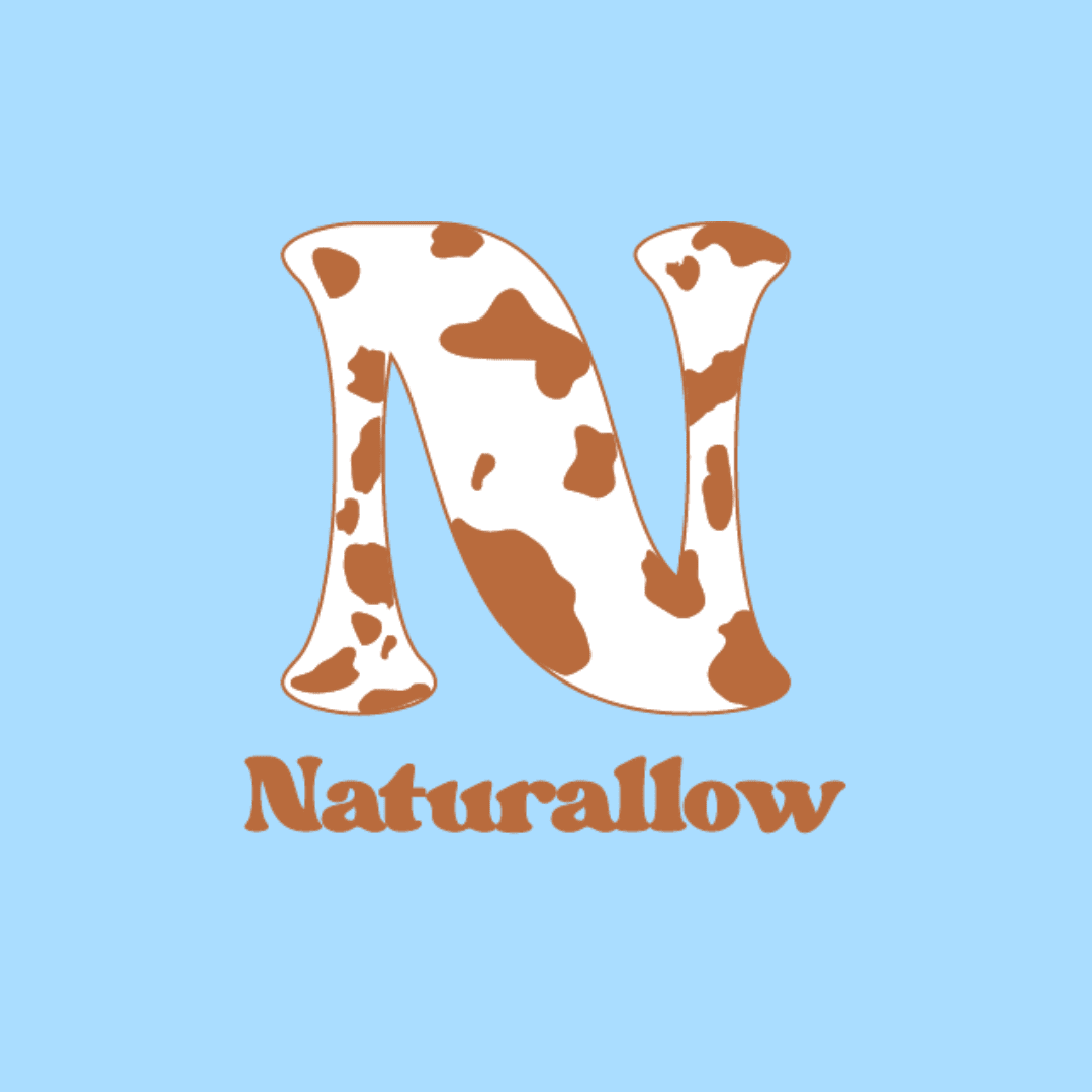 Naturallow Gift Card Image with the Naturallow Logo over a Light Blue Background