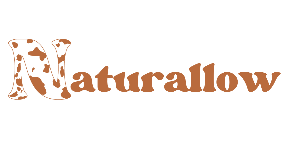 a Brown Horizontal Naturallow Logo