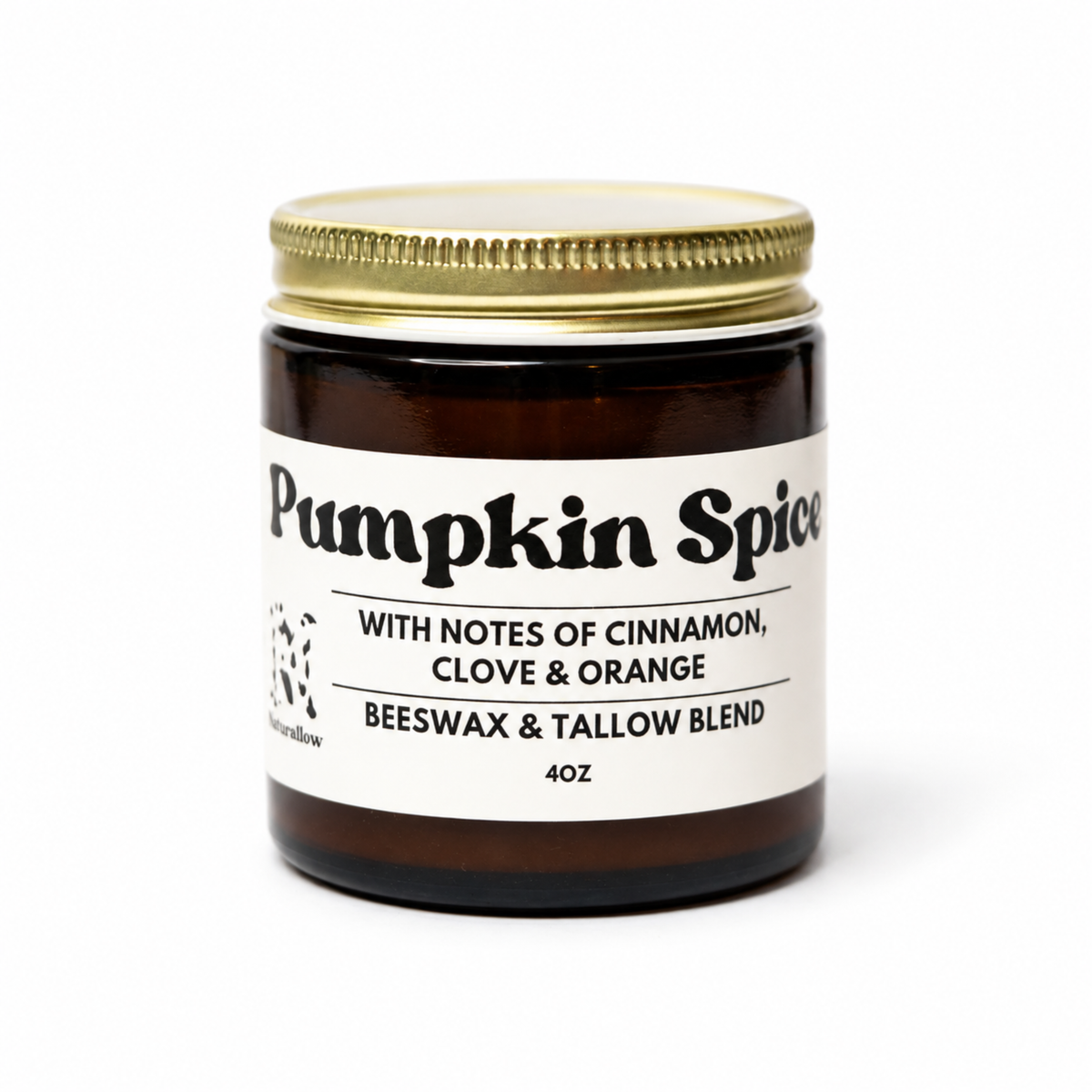 Holiday Tallow/Beeswax Candle